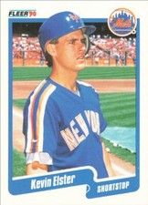 1990 Fleer Baseball Kevin Elster New York Mets #202