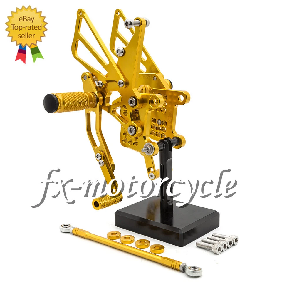 Juego de estriberas traseras CNC para Triumph Speed Triple T509 T595 955i 1050 2002-2010 Foto 1 de 4