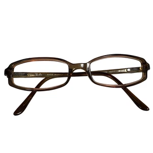 Ray Ban Glasses Frames Eyeglasses RB 5006 2002 Clear Brown Rectangle 48-17-135 - Picture 1 of 5