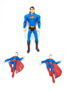 LOT of 3 DC Comics Super Hero Figures Superman Cake Toppers - Picture 1 of 12