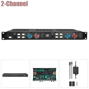 2-Channel Microphone Preamp Instrument Mic Pre 1073-Style XLR/TRS Inputs Outputs - Picture 1 of 6