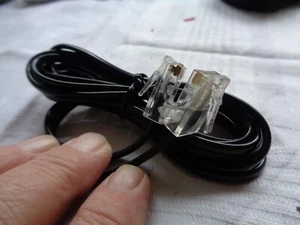 Kabel połączeniowy telefonicznie RJ 11 wtyczki na obu końcach, 4-przewodowy (0,3 do 1,5 m ) - Zdjęcie 1 z 1