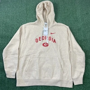 Nike Georgia Bulldogs Club Fleece College Pullover Hoodie XXL FJ9183-252 UGA - Picture 1 of 13
