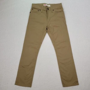 Levi 511 Slim Stretch Youth Boy's Adjustable Denim Jeans Tan Size 10 Regular - Picture 1 of 12