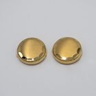 Button covers in 18 kt 750 yellow gold, jewel made in Italy E.83