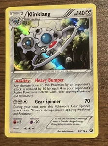 Pokémon Card TCG Klinklang Steam Siege 73/114 Holo Rare 2016 - Picture 1 of 3