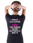 Ladies/Women's This Princess Wears Motorcycle Boots Choice of Black OR White T's