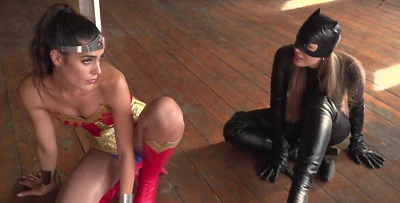 Female Wrestling Professional WW v Batgirl v Karly Croft Fight DVD Women Wrestle - Image 1 of 4