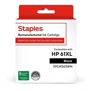 TRU RED Ink Cartridge Replacement for HP 61XL (Black) - Afbeelding 1 van 9