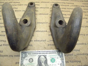 Two super duty Towing hooks. #21438-9. Cast Steel, canted, extra beef. - Picture 1 of 3