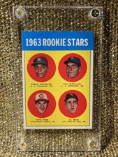 1963 Topps 537 Pete Rose Pedro Gonzalez Weis FBI Released Original Reprint RC