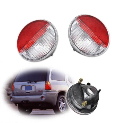 Luz trasera de lente transparente y roja para GMC Envoy 02-06 Envoy XL 2002-09 LH + RH halógena Foto 1 de 4