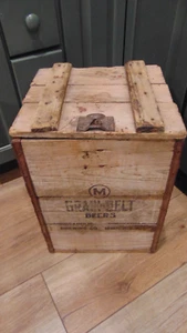 Rare Tall Grain Belt Golden Beers Beer Wood Crate Box Minneapolis Brewing - Picture 1 of 10