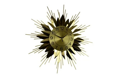 Reloj de pared Starburst de metal dorado de 25"  Foto 1 de 4