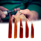 (Red)5pcs Agate Knife Burnisher Hand Craft Jewelry Making Tool HG5