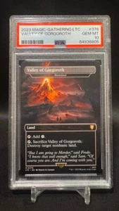 Valley Of Gorgoroth - MTG #376 - Lord of the Rings LOTR - PSA 10 - GEM MINT - Picture 1 of 2
