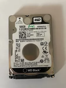 Disque dur 500 Go , sata , 2.5 pouces , western digital 6 gbits slim WD5000LPLX - Photo 1/1