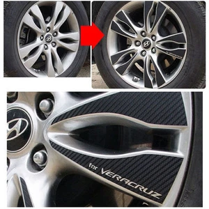 Veracruz 18inches Carbon Wheels Mask Decal Sticker No.12 car Trim - Bild 1 von 2