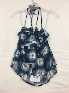 NWT Some Days Lovin Multi Color Floral Festival Tank Top Size Small S New - Picture 1 of 7