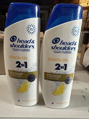 Champú acondicionador con aroma a aceite de limón 2 en 1 Head & Shoulders (paquete de 2) 12,5 oz 6/26 Foto 1 de 3