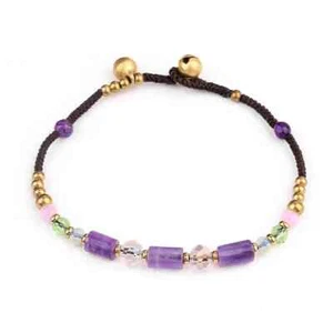 Tube Stone Beads Bracelets for Women Girl Chams BangleStress Relief Protection - Picture 1 of 23