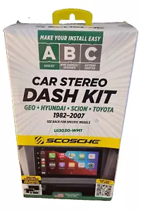 Scosche car stereo dash kit geo - hyundai - scion - toyota 1982-2007 - Picture 1 of 4