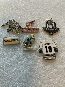 Washington Capitals Hockey (50th Season) (6) Pins Brendan Witt--Peter Bondra - Imagen 1 de 1