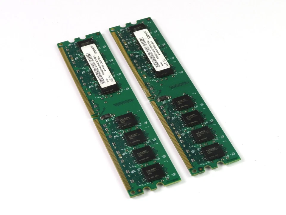 takeMS 2x1GB Kit DDR2 SDRAM PC-6400 240-pin DIMM 800MHz - Imagen 1 de 4