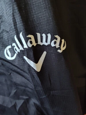Chaqueta cortavientos Callaway X Series para hombre manga larga cremallera completa golf negra talla L Foto 1 de 4
