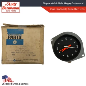 1970-1974 Dodge Challenger Instrument Cluster Dash Clock Package 2984952 NOS - Picture 1 of 13