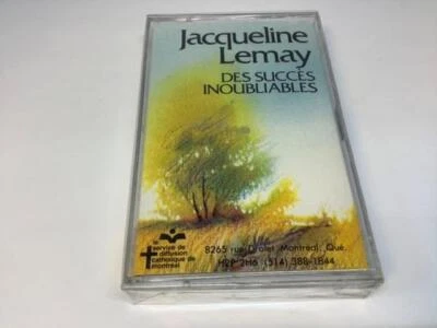 JACQUELINE LEMAY New Audio Cassette Tape DES SUCCÈS INOUBLIABLES 1989 SDCM SD007 - Image 1 of 3