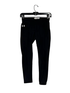 Under Armour Youth Large Black Athletic Leggings #8223 - Picture 1 of 9
