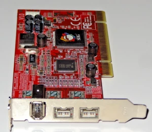 SIIG NN-830112 FireWire 800 1394b 1394a PCI FireWire Adapterkarte - Low Profile - Bild 1 von 3