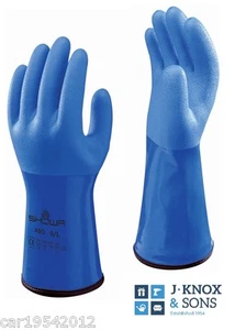 1 Paar Showa 490 kälte- & ölbeständige isolierte Stulpen/Handschuhe M-XL - Bild 1 von 2