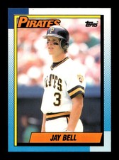 1990 Topps Tiffany #523 Jay Bell    Pittsburgh Pirates MINT Set-Break Pick