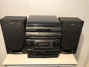SONY LBT-G1 Compact Hi-Fi Stereo System with 3CD Front Loading, Tape and Tuner