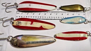 6 Pack Dardevle By Eppinger Cop-e-cat Spoon Lure Trout Salmon Bass - Picture 1 of 5