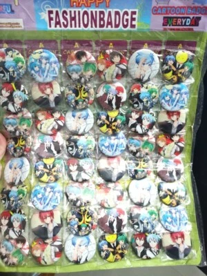 Nuevo Broche Insignia Pin Anime 48 piezas Broches Niños 45MM F68 Foto 1 de 3