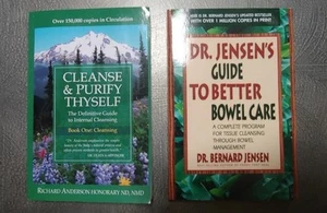Cleanse & Purify Thyself and Dr. Jensen's Guide To Better Bowel Care 2 New Books - Bild 1 von 2