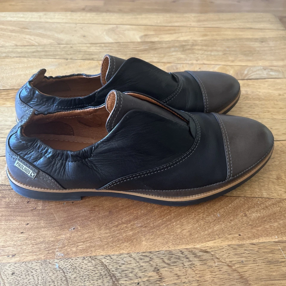 MUJER PIKOLINOS CUERO MOCASINES SIN CORDONES ZAPATOS PLANOS MINIMALISTAS MODERNOS 38 / US 7 Foto 1 de 4