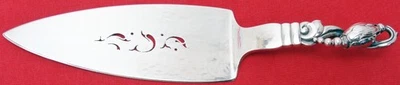 Blossom by Georg Jensen All Sterling Silver FISH/PIE SERVER, Large 9 1/2", RARE - Image 1 of 4