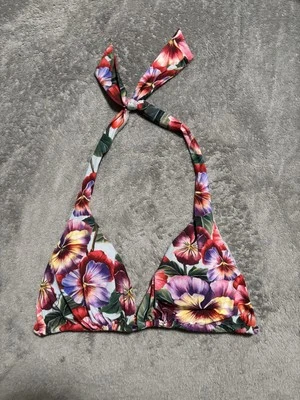 Dolce & Gabbana Women's Floral Bikini Top Size M - Image 1 of 4