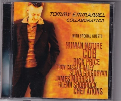 Tommy Emmanuel Collaboration original CD 1998 CDB Rick Price Chet Atkins LRB - Imagem 1 de 2