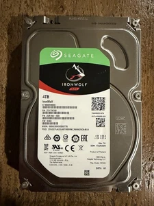 4 TB SATA Seagate IronWolf HDD NAS ST4000VN008 5900RPM 64MB 3.5" Hard Drive - Picture 1 of 3