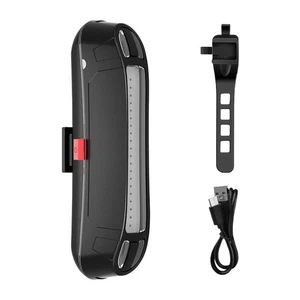 Bike Tail Light Rechargeable Bright IPX4 Waterproof Mountain Bike Back - Picture 1 of 12