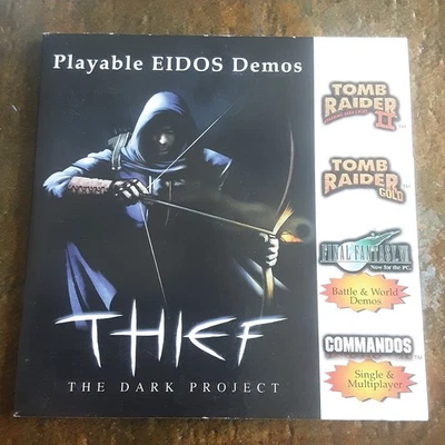 VINTAGE THIEF THE DARK PROJECT PC GAME PLAYABLE EIDOS DEMOS - Image 1 of 2
