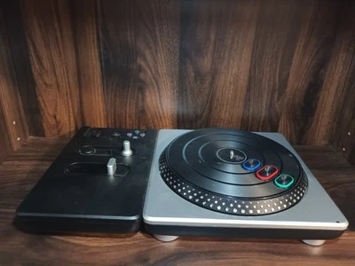 Controlador Tocadiscos Inalámbrico DJ Hero para Sony PS2 PS3 Sin Dongle Probado Funcionando Foto 1 de 4