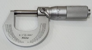 Micrómetro exterior Mitutoyo 0-1,0001  - Imagen 1 de 6