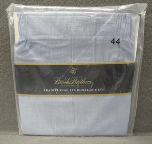 NEW Brooks Brothers 44 Traditional Fit Boxer Shorts Classic All Cotton VTG XL - Picture 1 of 9