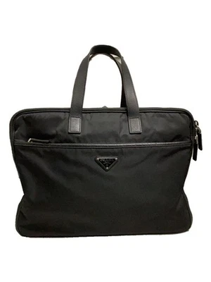 PRADA Bolso de Negocios Maletín Nylon Negro Usado Foto 1 de 4